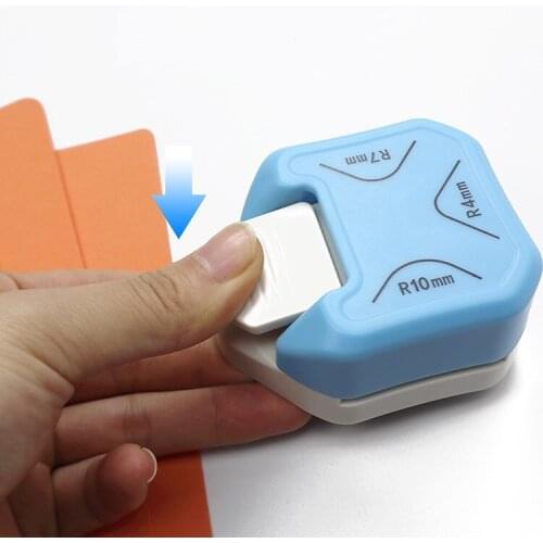 Durable 3 In1 Mini Corner Trimmer Corner Rounder Punch R4/R7/R10mm Round Corner Trimmer DIY Paper Cutter Card Scrapbooking Punch