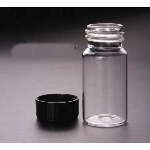 Transparent glass screw top reagent bottle sample bottle lyophilized bottle chemical experimental equipment 20ml 40ml ml