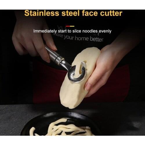 Stainless Steel Sliced Noodles Manual Pasta Maker Machine Pasta Roller Cutter For Noodles Kitchen Gadgets Noodle Making Tool