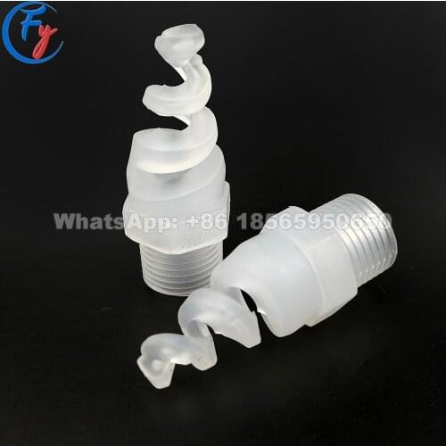 1/2 Bspt Spiral Nozzle, Transparent Spiraljet Nozzle, Coal Mine Dust Control Nozzle, Dust Removal Nozzle