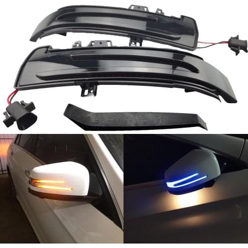 Dynamic Steering Signal Led Rear View Mirror Indicating Flash For Mercedes Benz W204 CLA A B C E S GLA GLK CLS Class W176 W212