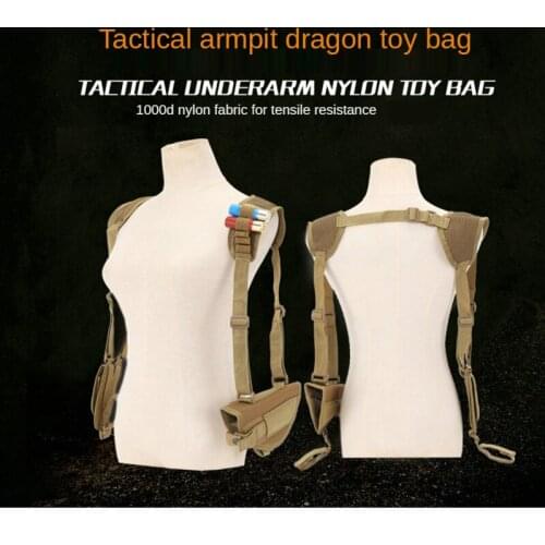 Tactical Gun Holster Universal Left Right Hand Pistol Gun Carry Pouch Adjustable Concealed Vertical Shoulder Holster for Glock17