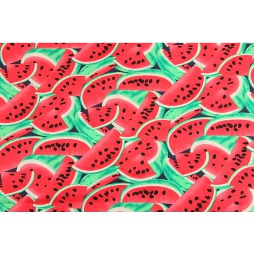 140cm Width Watermelon Printed 100%Cotton Fabric For Girl/Boy Clothes Hometextile Backpacks Cushion Cover DIY