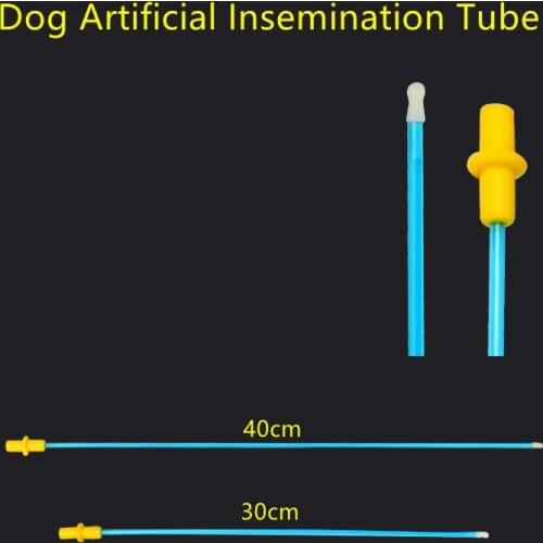 100PCS Dog Artificial Insemination Tube Veterinary Semen Corgi AI Sperm Plastic Disposable Pipe Pets Canine DOG Cinic Tools NEW