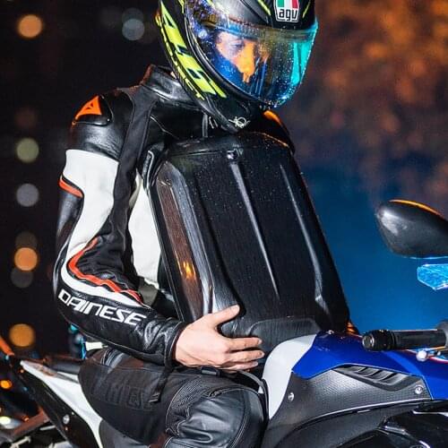 Cycling backpack male helmet bag motorcycle hard shell backpack male rider motorcycle bag student computer school bag sports bag