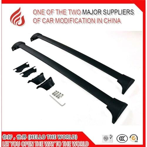 High quality Aluminium alloy screw install roof rack rail cross bar for Equinox 2017 2018