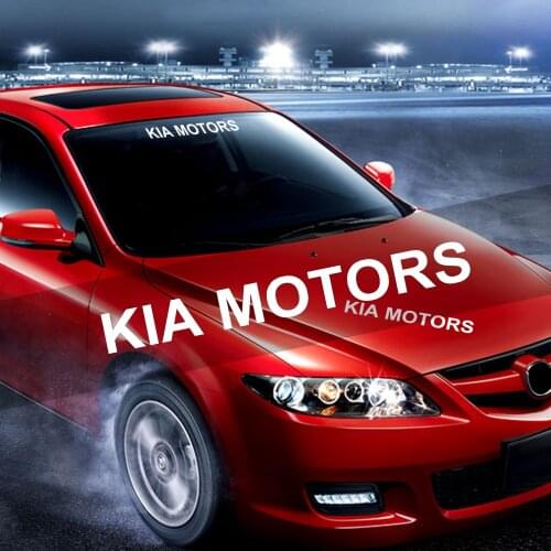 High-quality Car Logo Decal Car Windscreen Sticker Rear Window Bumper Decal Car Vinyl sticker for KIA rio ceed sportage sorento