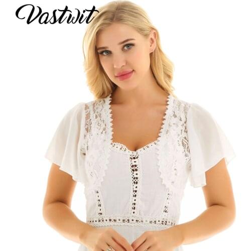 Lace Shrug Women Short Sleeve Chiffon Bolero Cardigan Sheer Crop Jacket