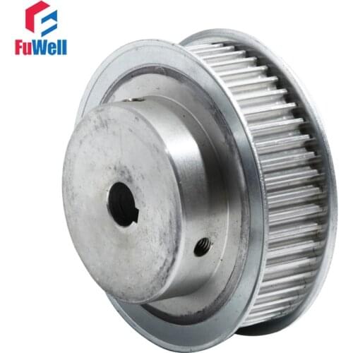 Timing Pulley HTD5M 48T Toothed Belt Pulley 21mm Belt Width 12/14/15/20mm Bore Aluminum Alloy 48Teeth Gear Pulley With Keyway