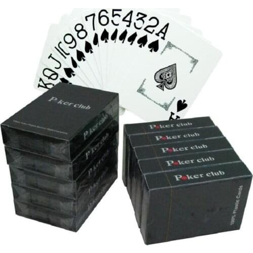 1pack Plastic Playing Cards New PVC Material 0.32mm Thick and Wide Card Front Texas Hold'em Poker