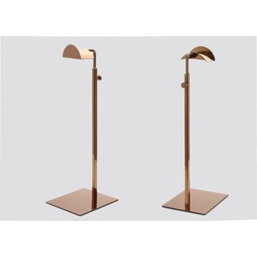 Free shipping high quality stainess steel handbag display stand men/womens bag holder fashion wig purse bag display rack 5pcs