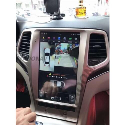 Car tesla vertical touch screen GPS navigation video audio player for JEEP Grand cherokee 2011-2019 radio multimedia player