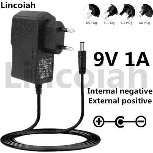 Lincoiah 9V AC/DC Power Adapter for BOSS PSA-120S Zoom Guitar Multi Effects Pedal - Power Supply for Casio Piano Keyboard
