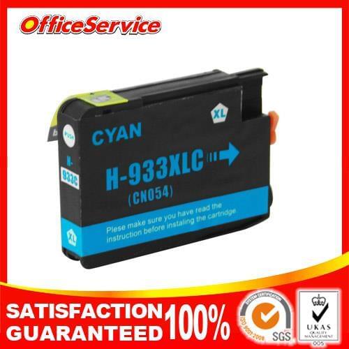 1 Cyan 933 Compatible ink Cartridge For HP933 HP933XL , suit for Officejet 7510 7512 7110 7610 7612 inkjet printer V3 chip