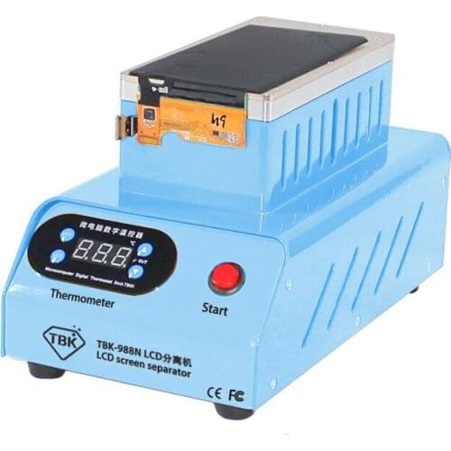 TBK 988N dual pump separator built-in large pump manual vacuum LIQUID crystal screen separator 220V