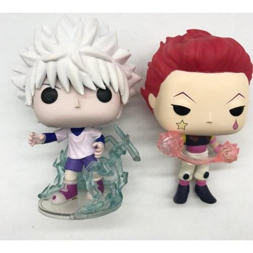Hunter X Hunter Killua Zoldyck/Hisoka Vinyl Action Figure Collection Model Toys for kids XMAS gift have flaw