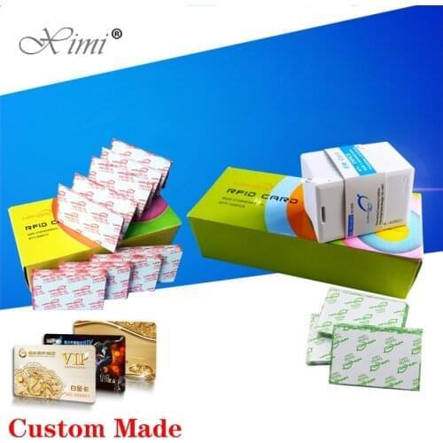 EM/MF RFID Card Smart Proximity Card For Access Control And Time Attendance System TK4100/TKS50 chip 125KHZ/13.56MHZ RFID card