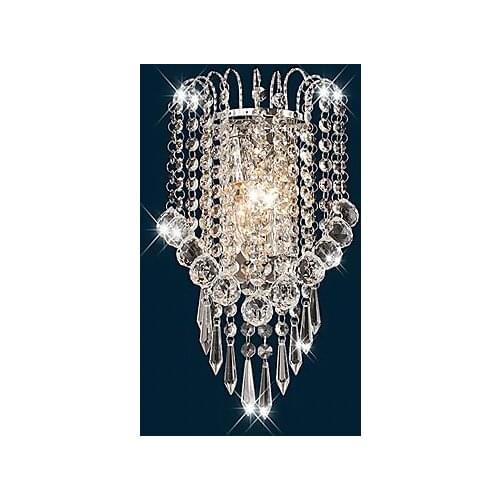Artistic Stainless Steel Modern Led Crystal Wall Light Home Lighting Wall Sconce Lampara Pared Arandela