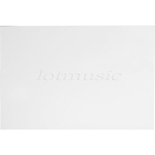 Quality New Scratch Plate Pickguard Blank, 3-Ply, .090" - WHITE