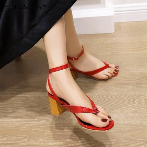 Summer Women Sandals Narrow Band vintage Pinch High heels thong Sandals Buckle Design Shoes Ladies party shoes Sandalias mujer