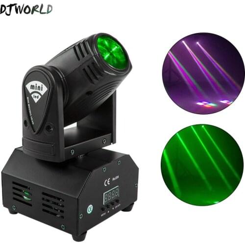 Hot Sell Lyre Spot Beam Moving Light DMX512 Mini Led 10W Moving Head DJ Lights For Disco Bar Party Wedding Church Stage Lighting