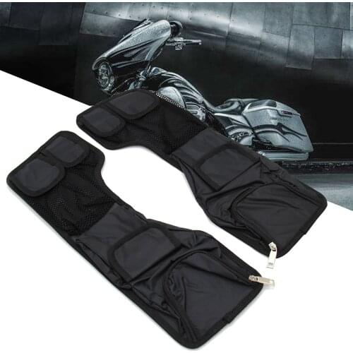 Saddlebag Luggage Liners Black Set For Harley Touring Road Glide Road King Ultra Street Glide Electra Glide 1994-2017 2018