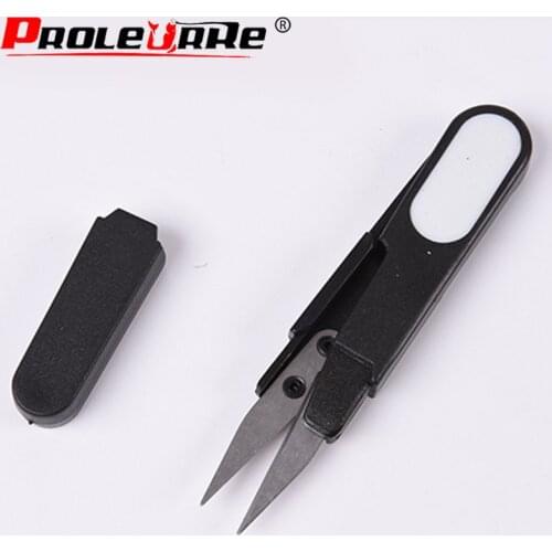Proleurre Shrimp-Shaped Stainless Steel Fish Use Scissors Accessories Folding Fishing Line Cut Clipper Fishing Scissor Tackle