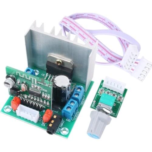 SOTAMIA TDA7297 Bluetooth Power Speaker Amplifier Board 2x15W Mini Amp 2.0 HiFi Stereo Audio Receiver Decoding Module 12V