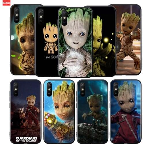 Silicone Cover Baby Groot Cutest For Xiaomi Redmi 9T 9 9C 9A 9AT 9i 8 8A 7 6 Pro 7A 6A 5 5A 4X Plus Phone Case