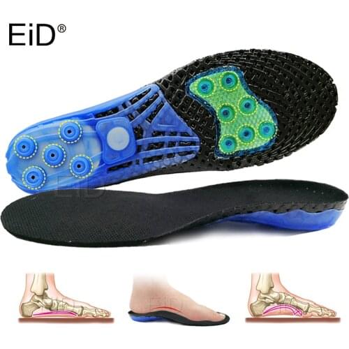 EVA Spring Arch Support Insole for Flat Feet Men Women Orthopedic Shoe Pad O/X Leg Correction Foot Pain Relief Sole for Shoes