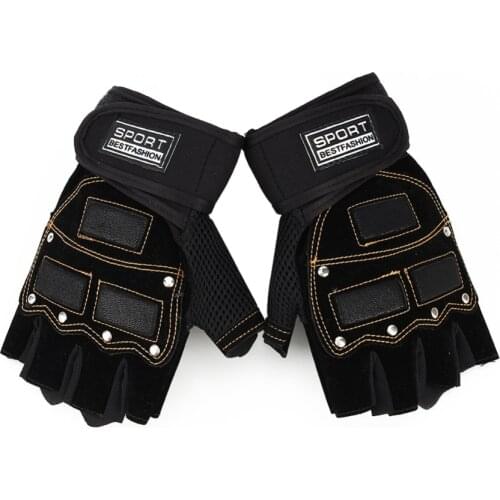 Women Men Half Finger Glove Sports Gym Gloves Fitness Training Exercise Weight Lifting Anti Slip Gloves