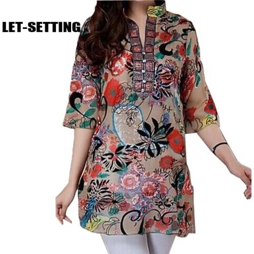 LET-SETTING plus size Bohemian chiffon v-neck one-piece dress girls fashion casual dress elegant lady dress female sundress