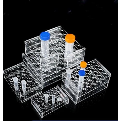 1pcs Transparent plexiglass centrifugal tube holder Suit for 50ml 100ml 250ml Centrifuge tube