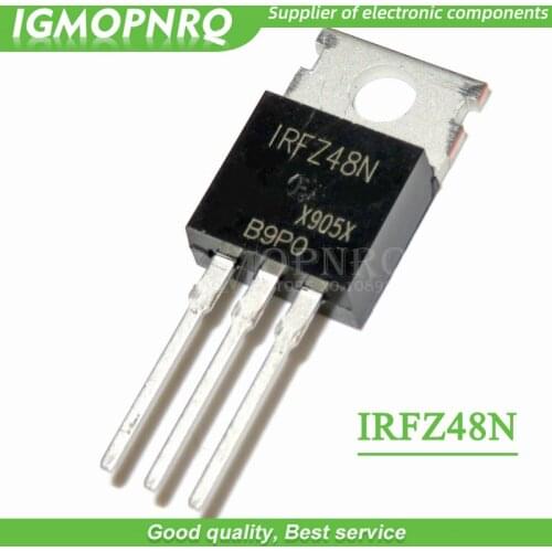 10pcs IRFZ48N IRFZ48 IRFZ48NPBF MOSFET MOSFT 55V 64A 14mOhm 54nC TO-220 new original