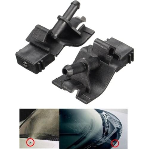 2 Pcs Front Windshield Wiper Washer Jet Nozzles Automotive Accessories Suitable for Corolla Camry 2006-2015