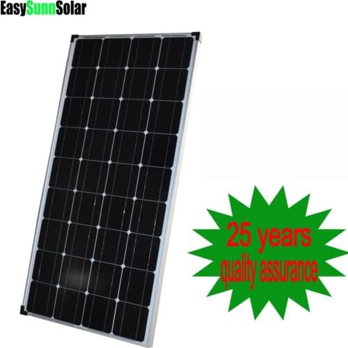25 Years Warranty 100W Glass Solar Panel 36PCS 3.3w/solar cell 12V Battery Charge For Home Car Boat