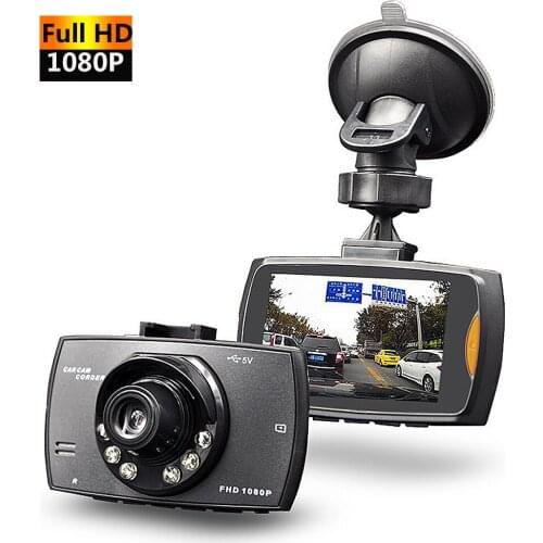 Full HD 1080P Car DVR Dash Camera Driving Recorder Parking Monitoring DVR Cycle Recording Night Vision G-sensor Dashcam