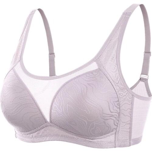 Seamless Lace Bralette Women Breathable Bras Solid Color Plus Size Comfortable No Steel Ring Bras Female Thin Cup Bra Underwear