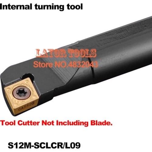 S12M-SCLCR09,95 degrees turning tool holder boring bar internal turning tools screw locked mini lathe tool holder for CCMT09