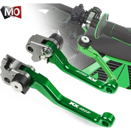 For KAWASAKI KX450F 2006-2012 KX 450F 450 F 2013-2018 2014 2015 2016 CNC Pivot Brake Clutch Levers Motorcycle DirtBike Motocross