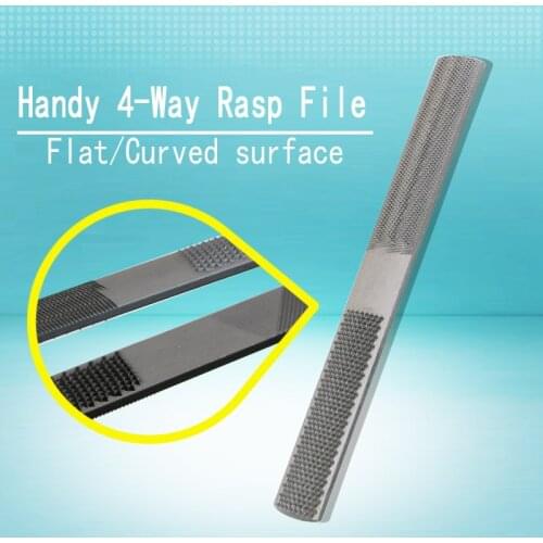 Hot Sale 4 In1 Carbon Steel Rasp File Carpentry Woodworking Wood Hand Tool 8'' 205mm Best Quality
