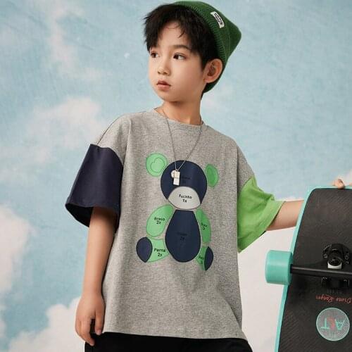 Baby Boys Short Sleeve T Shirts Summer New Kids Cartoon Cotton Fashion T-shirts Children Clothing Boys Casual Loose Tee Shirts