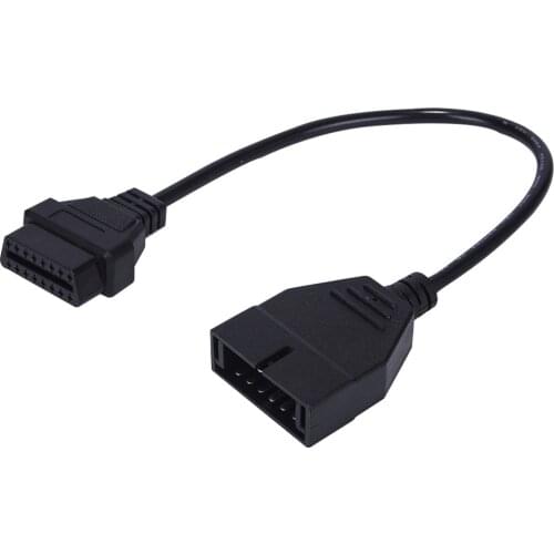 Hot sale 2020 Newest OBD 2 OBD2 Connector for GM 12 Pin Adapter to 16Pin Diagnostic Cable GM 12Pin For GM Vehicles Free Shipping
