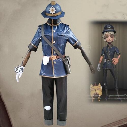 Game Identity V Survivor Victor Grantz Postman Cosplay Costume Sheriff Skin Uniform Halloween Christmas Outfits Fancy Suits