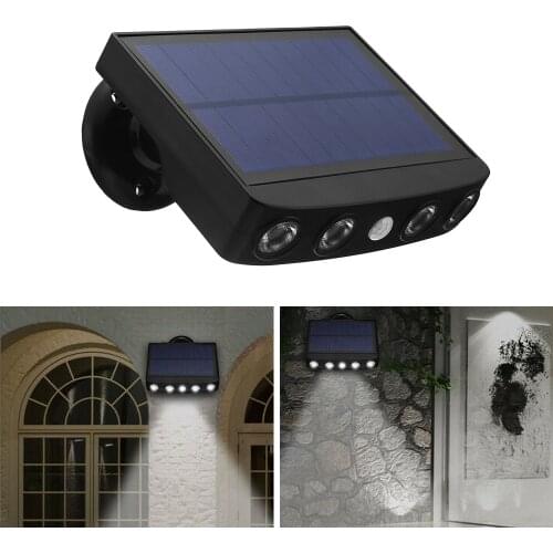 Solar LED Infrared Lamp IR Light for Security Camera Monitoring Outdoor Sensor Lights IP65 Waterproof 6m Induction Distance