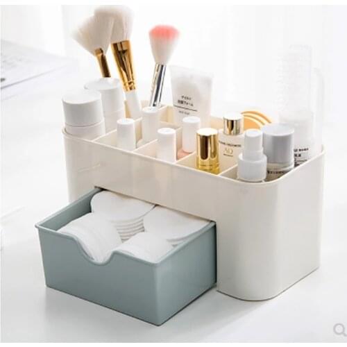 Jewelry Skin Care Separated Dressing Box Cosmetic Storage Box Drawer Type Separated Cosmetic Box Desktop Storage Box