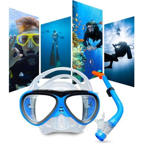 Scuba Swimming Mask Full Face Professional Anti-fog Snorkeling Diving Mask Underwater Swimming Goggles Kids Swimming Equipment