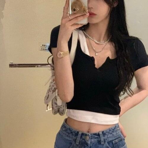 Maycaur Short Sleeve Blouses