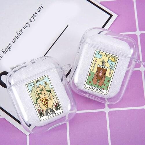 Cute Coffee Pizza Cake Aesthetic Art Soft Silicone Case For Airpods Pro 2 1 Bluetooth Wireless Earphone Cover Charging Box Bag