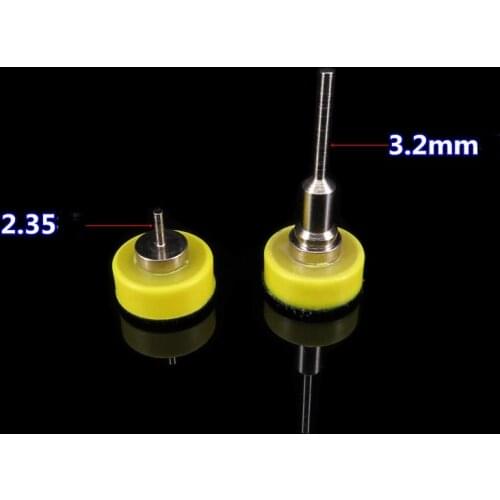 NEW 1" 25mm Flocking adhesive sandpaper Self-adhesive Wheel pad +10pcs Sandpaper For Rotary tool